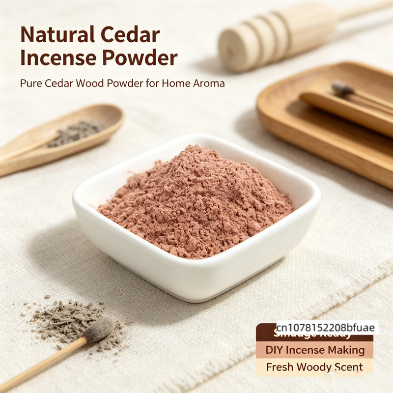 Home Fragrance Powder - Polvo de Cedro 100% Natural, Incienso