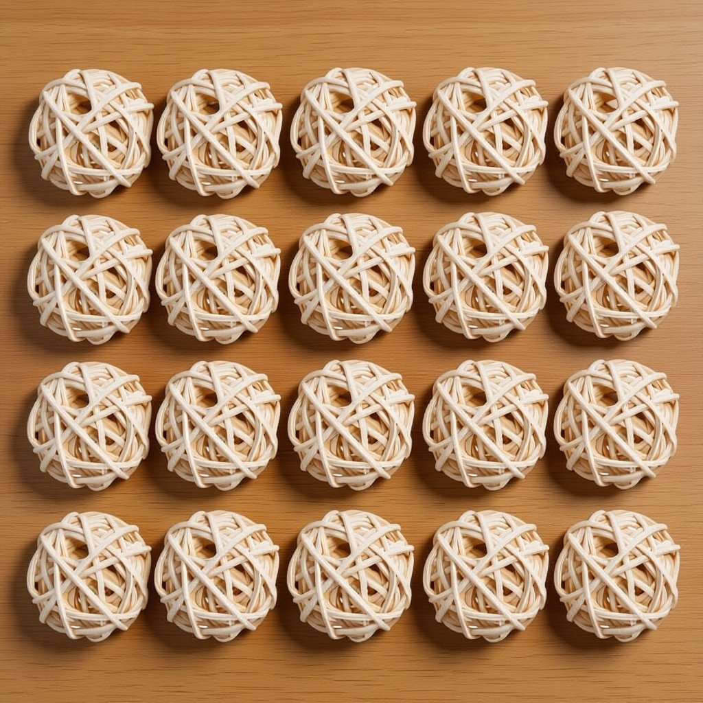 Home Fragrance Natural - 20 Piezas de Bolas de Ratán