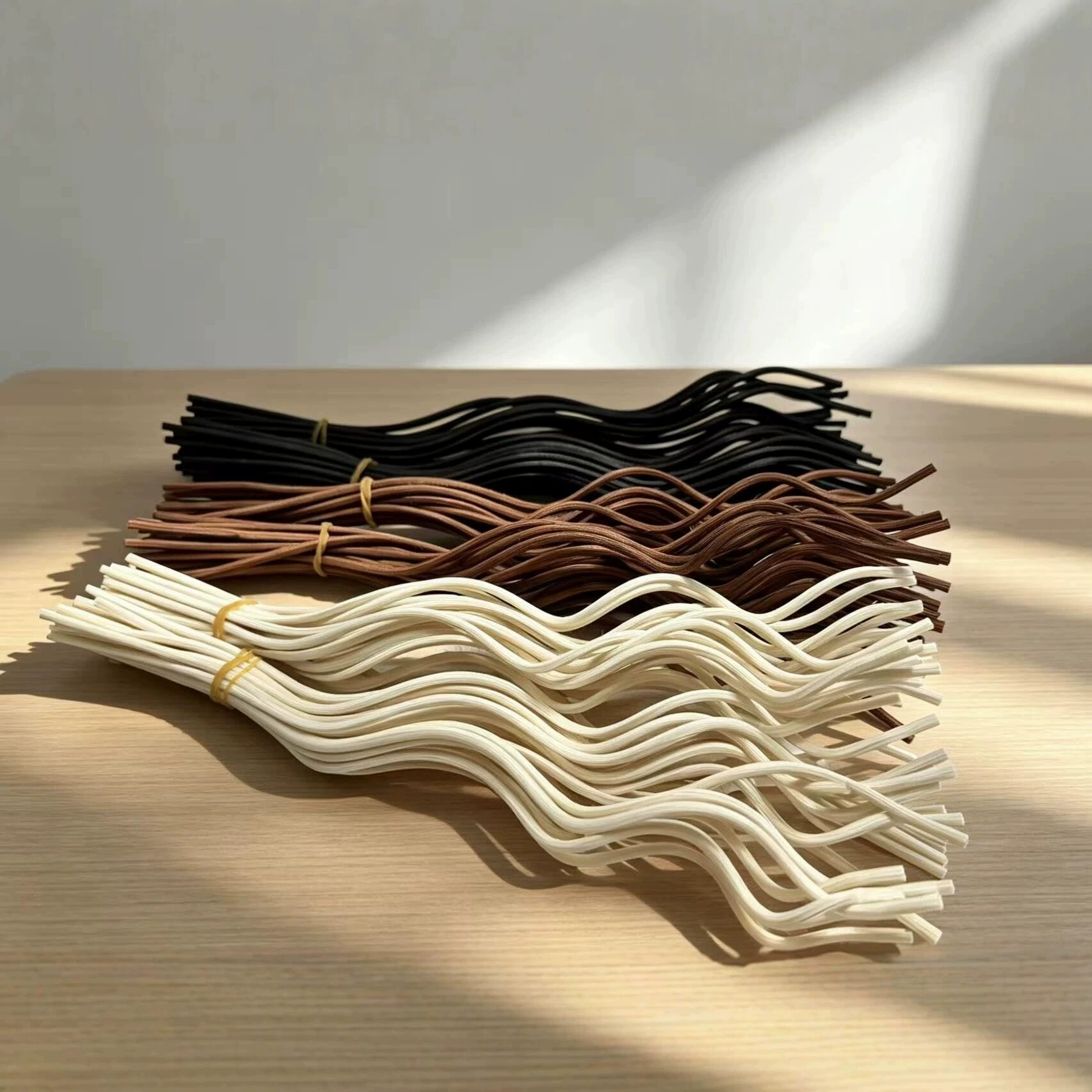 Home Fragrance Stick - 20 Varillas Difusoras de Ratán Onduladas