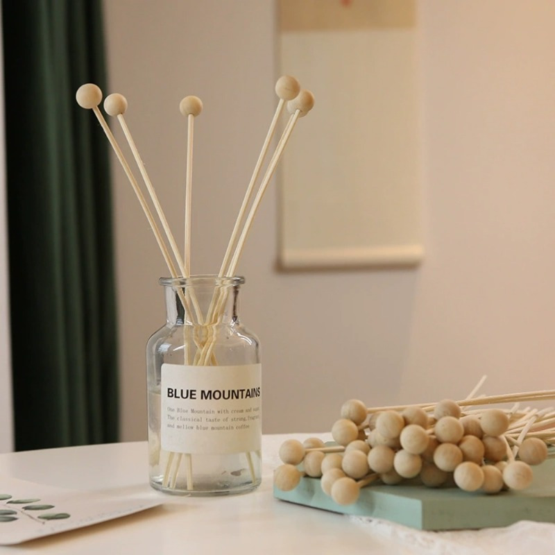 Home Fragrance Stick - 30 unids/lote bola de madera sin