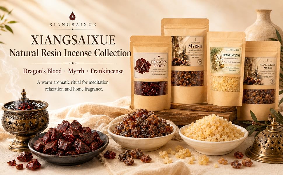 Home Fragrance Powder - Incienso de Resina Natural, Varios Tipos: