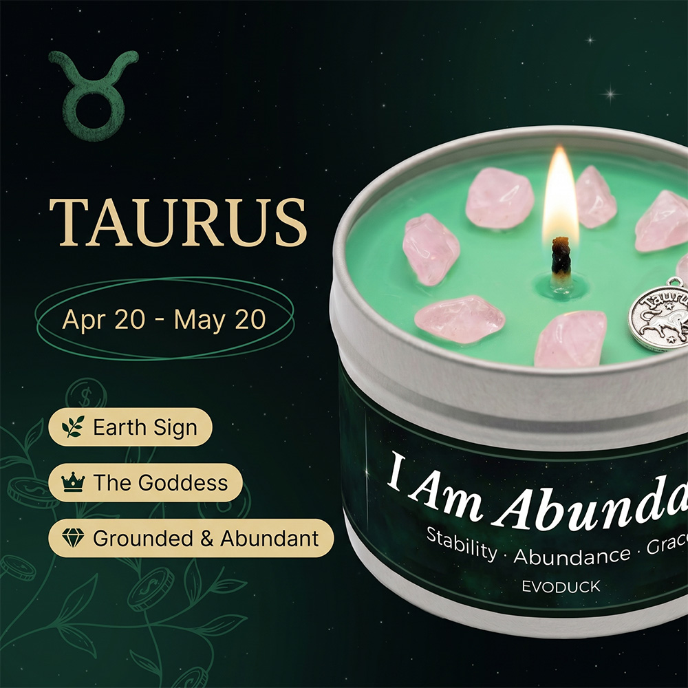 Vela Aromática Aurus Zodiac, V - Home Fragrance Vanilla Scented Candle reseña y precio