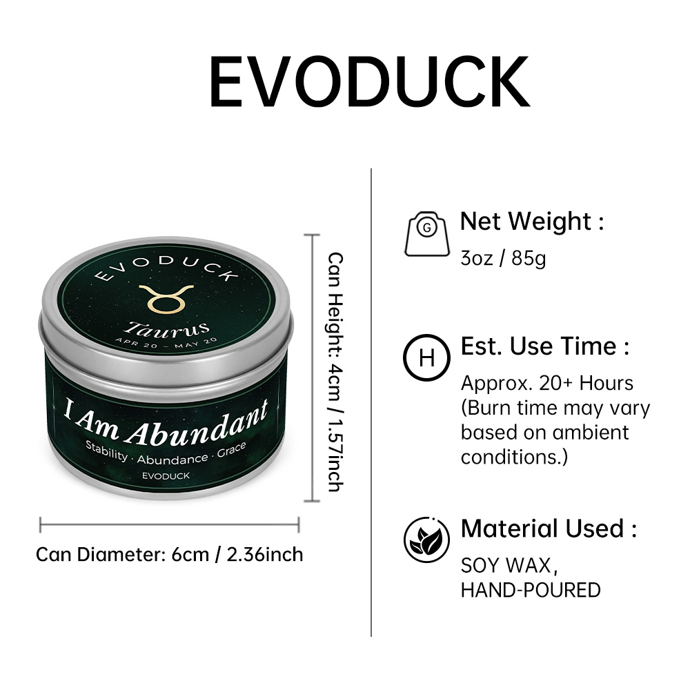 Vela Aromática Aurus Zodiac, V - Home Fragrance Vanilla Scented Candle reseña y precio