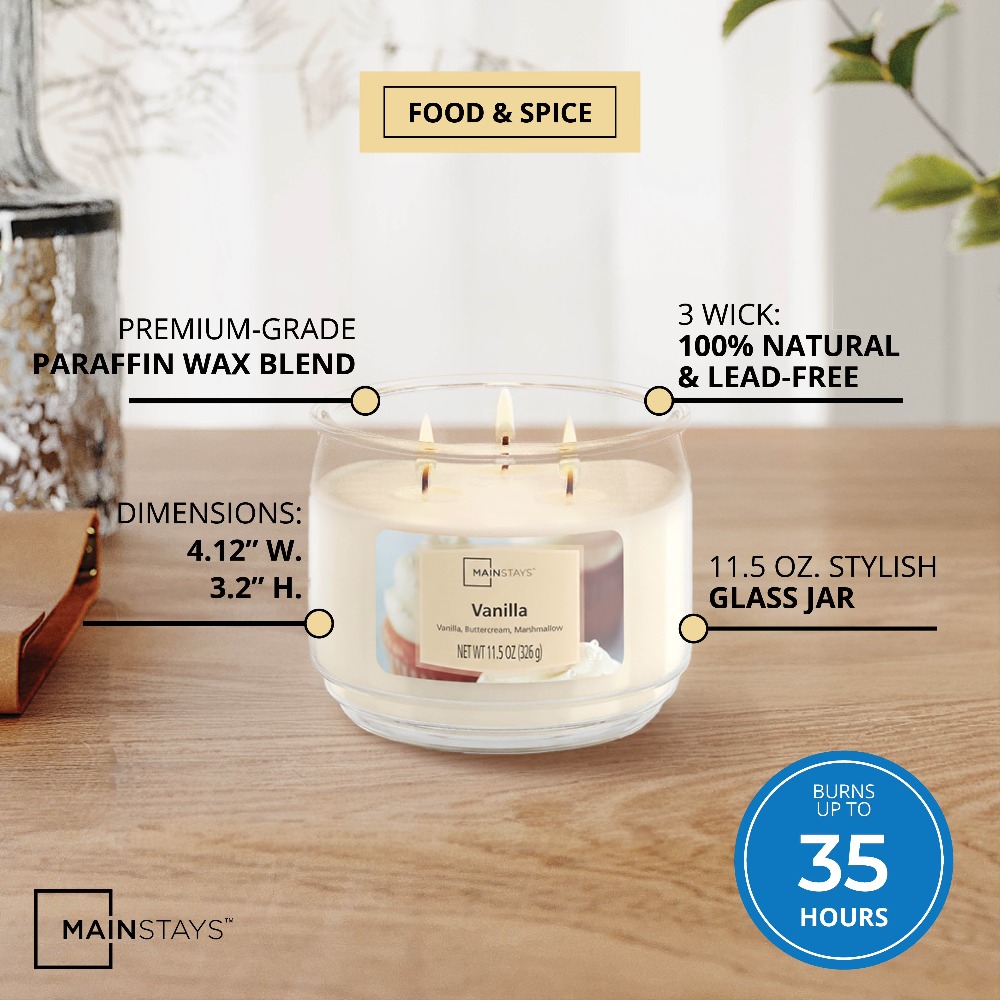 Vela Aromática de Vainilla en  - Home Fragrance Vanilla Scented Candle reseña y precio