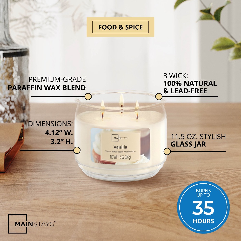 Vela Aromática de Vainilla en  - Home Fragrance Vanilla Scented Candle reseña y precio