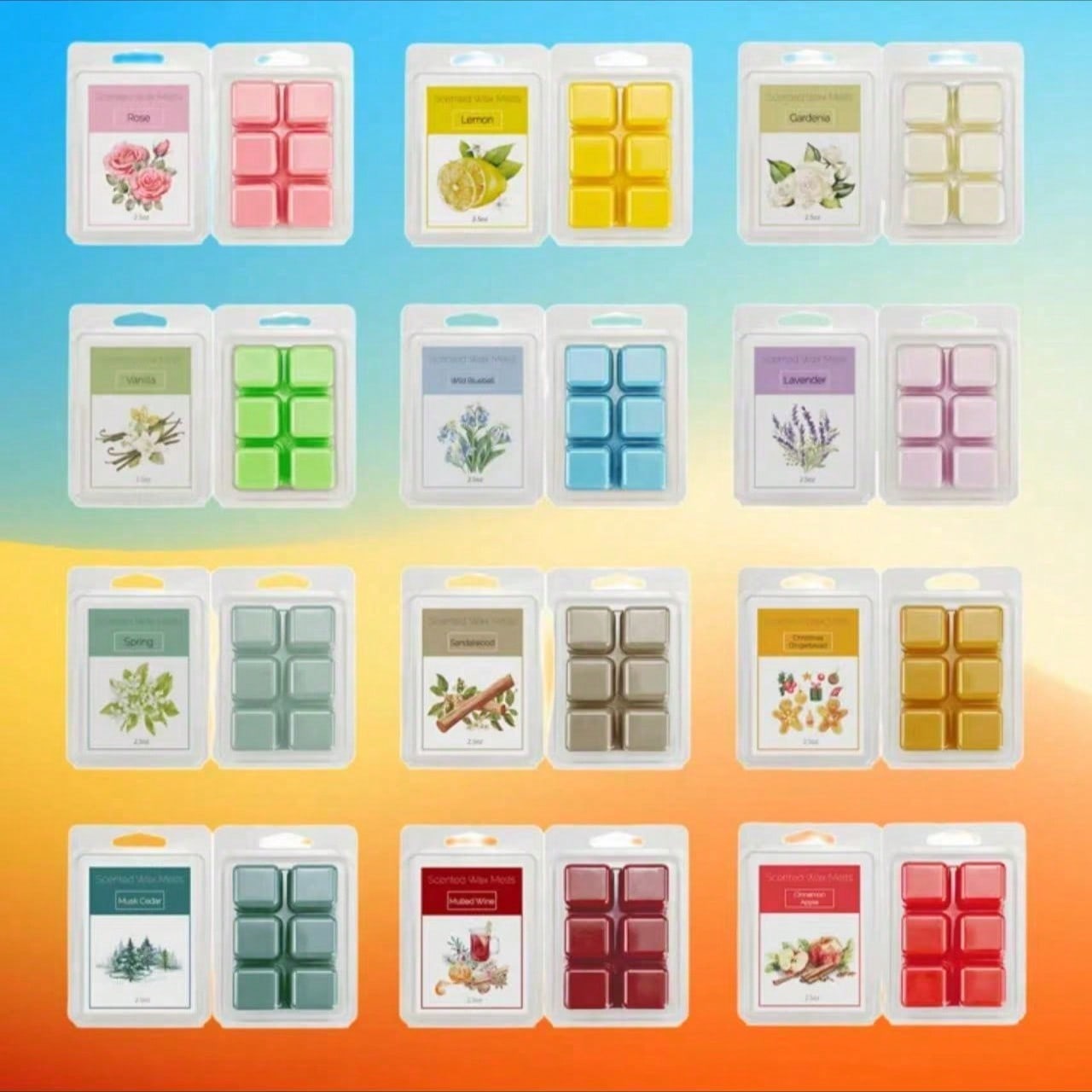 Juego de Ceras Aromáticas Fund - Home Fragrance Vanilla Scented Candle reseña y precio