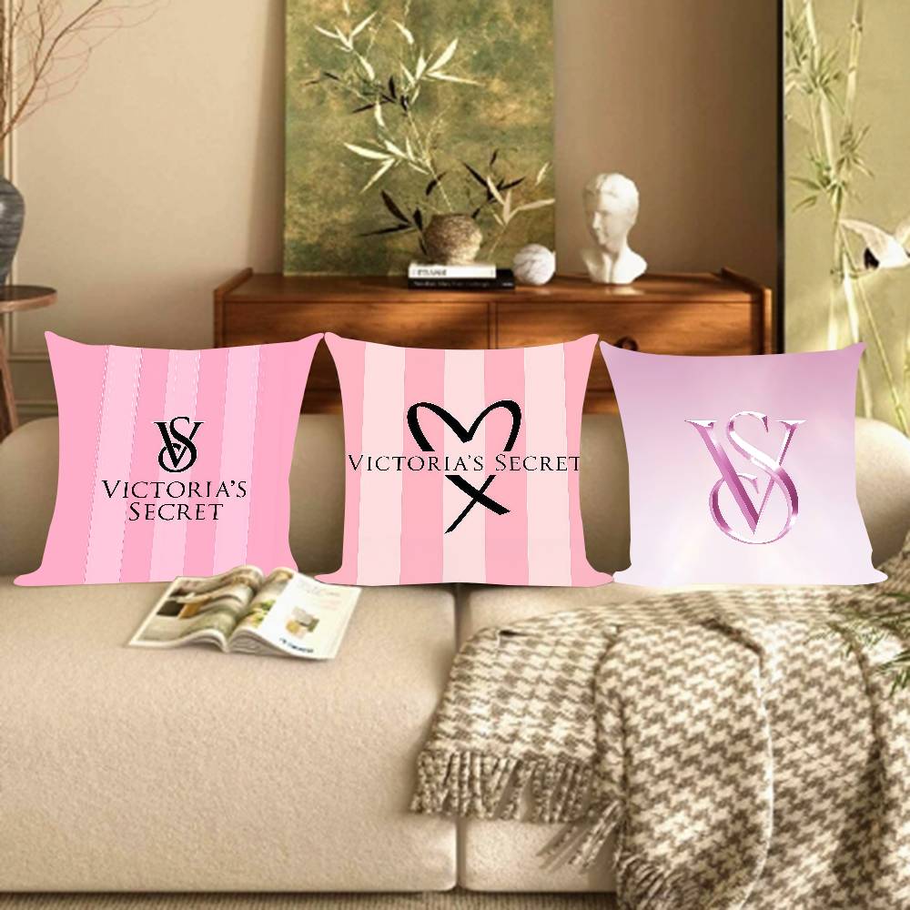 Funda de cojín rosa, almohada  - Home Fragrance Victoria Secret reseña y precio