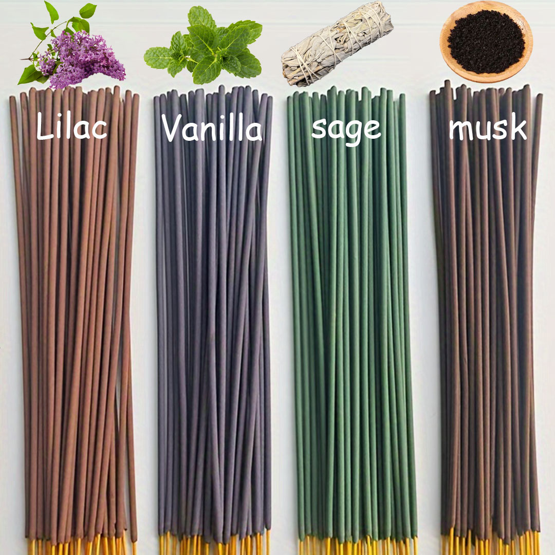 120 varillas de incienso natur - Home Fragrance Vanilla Scented Candle reseña y precio